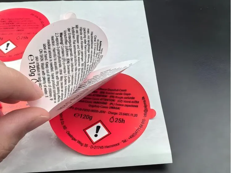 Польские клиенты заказывают упаковку и отгрузку многослойной этикетки