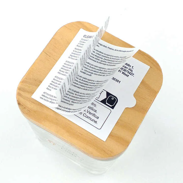 Этикетки для раскладывающихся буклетов