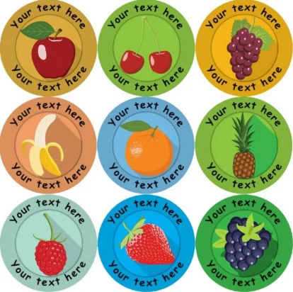 Fruity Scented Stickers