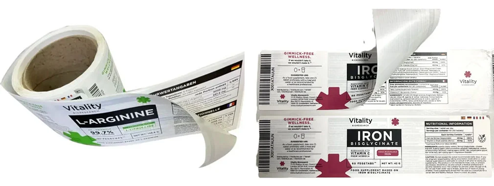 Multi Layer Label Instructions