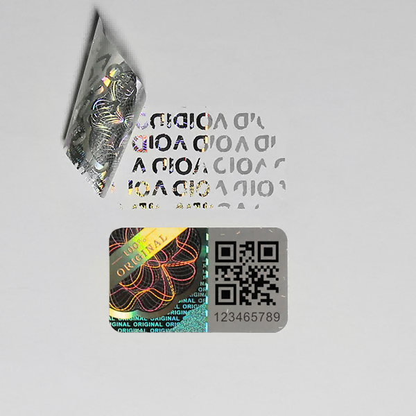 QR-код антисвязанные этикетки